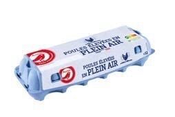 Auchan OEUFS DE POULES ÉLEVÉES EN PLEIN AIR offre