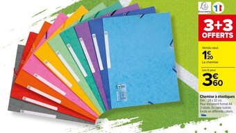 Carrefour Chemise à élastiques offre