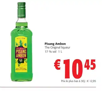 Colruyt Pisang Ambon The Original liqueur 17 % vol 1 L offre