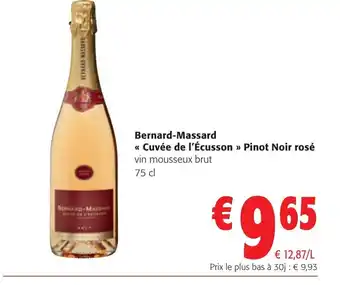 Colruyt Bernard-Massard << Cuvée de l'Écusson » Pinot Noir rosé vin mousseux brut offre