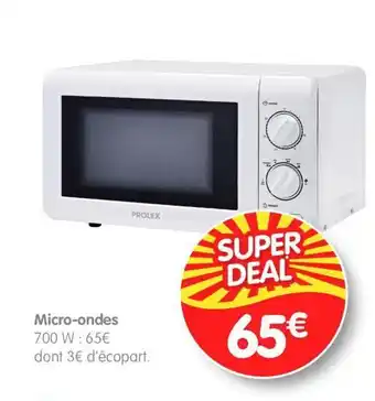 b&m Micro-ondes offre