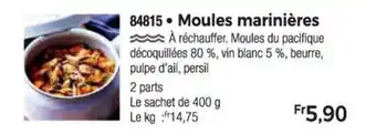 Thiriet Moules marinières offre