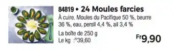 Thiriet 24 Moules farcies offre