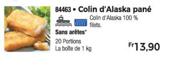 Thiriet Colin d'Alaska pané offre
