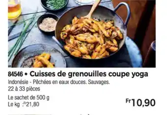 Thiriet Cuisses de grenouilles coupe yoga offre