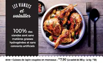 Thiriet Cuisses de lapin coupées en morceaux offre