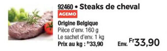 Thiriet Steaks de cheval offre