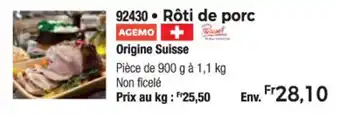 Thiriet Rôti de porc offre