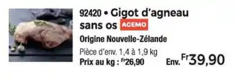Thiriet Gigot d'agneau offre