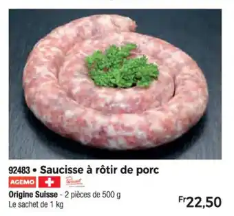 Thiriet Saucisse à rôtir de porc offre