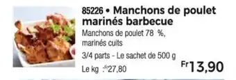 Thiriet Manchons de poulet marinés barbecue offre