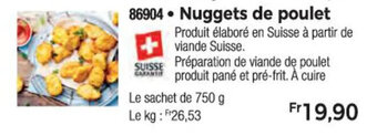 Thiriet Nuggets de poulet offre