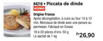 Thiriet Piccata de dinde offre