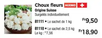 Thiriet Choux fleurs offre
