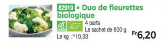 Thiriet Duo de fleurettes biologique offre