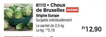 Thiriet Choux de Bruxelles offre