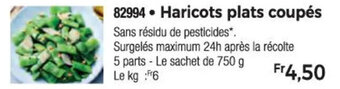 Thiriet Haricots plats coupés offre