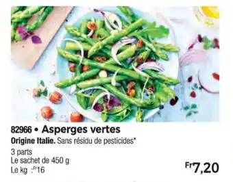 Asperges vertes