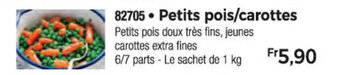 Thiriet Petits pois/carottes offre
