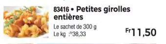 Thiriet Petites girolles entières offre