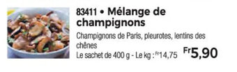 Thiriet Mélange de champignons offre