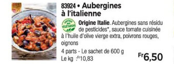 Thiriet Aubergines à l'italienne offre