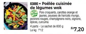 Thiriet Poêlée cuisinée de légumes wok offre
