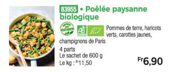 Thiriet Poêlée paysanne biologique offre