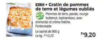 Thiriet Gratin de pommes de terre et legumes oublies offre