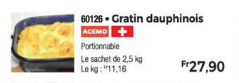 Thiriet Gratin dauphinois offre
