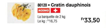 Thiriet Gratin dauphinois offre