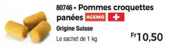 Thiriet Pommes croquettes panées offre