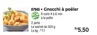 Thiriet Gnocchi à poêler offre
