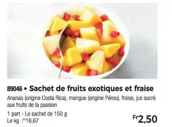 Thiriet Sachet de fruits exotiques et fraise offre