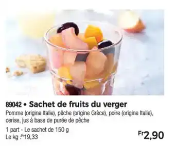 Thiriet achet de fruits du verger offre