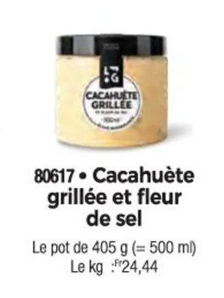 Thiriet Cacahuète grillée et fleur de sel offre
