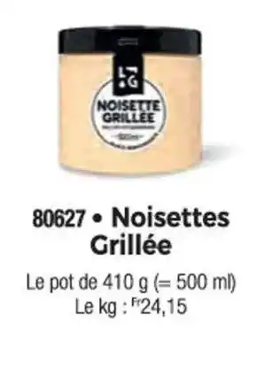 Noisettes Grillée