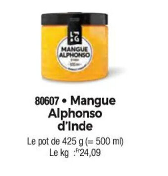 Thiriet Mangue Alphonso d'Inde offre
