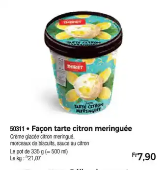 Thiriet Façon tarte citron meringuée offre