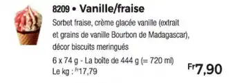 Thiriet Vanille/fraise offre