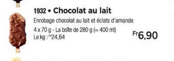 Thiriet Chocolat au lait offre