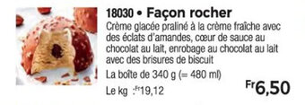Thiriet Façon rocher offre