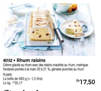 Rhum raisins
