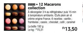 Thiriet 12 Macarons collection offre