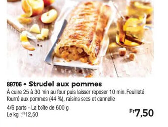 Thiriet Strudel aux pommes offre