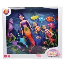 Auchan COFFRET POUPÉE SIRÈNE MAGIQUE offre