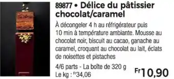 Thiriet 89877. Délice du pâtissier chocolat/caramel offre