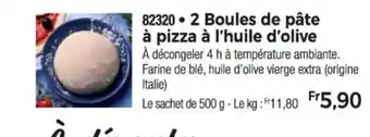Thiriet 82320 2 Boules de pâte à pizza à l'huile d'olive offre
