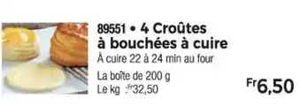 Thiriet 89551 - 4 Croûtes à bouchées à cuire offre