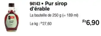 Thiriet 94143. Pur sirop d'érable offre
